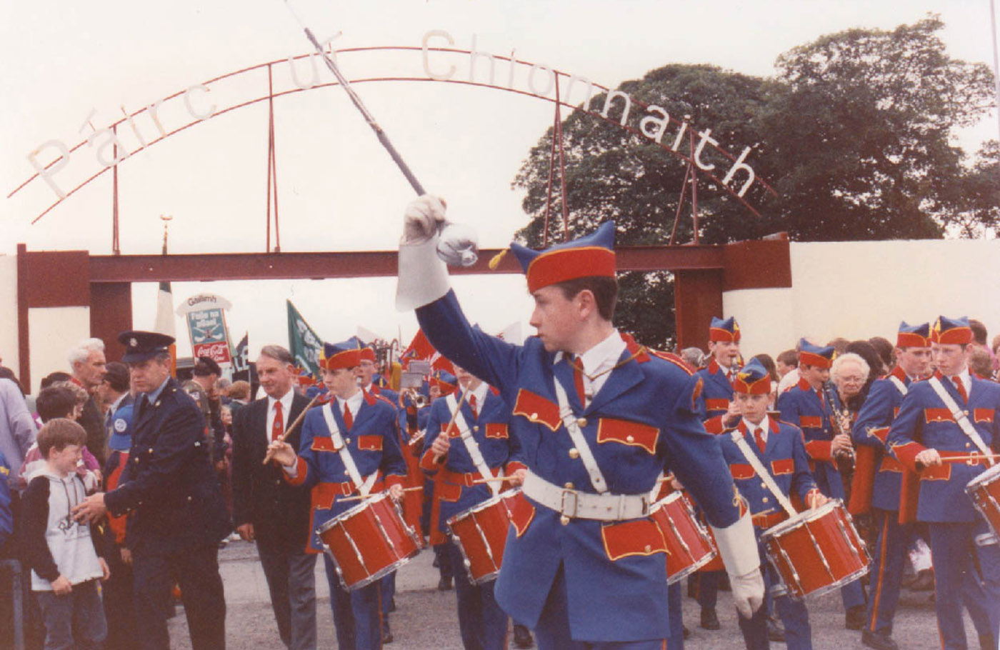 National Feile na nGael Finals in Athenry 1992 Slide background